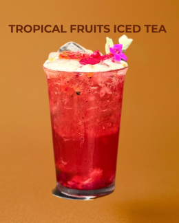 TROPICAL FRUITS ICED TEA 