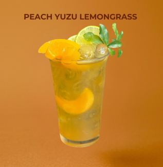 PEACH YUZU LEMONGRASS TEA 