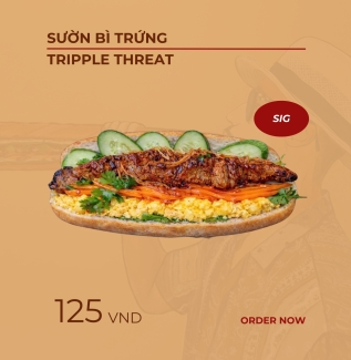 SƯỜN BÌ TRỨNG | TRIPPLE THREAT