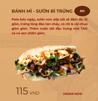 BÁNH MÌ -  TRIPPLE THREAT 
