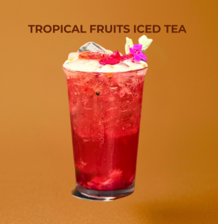 TROPICAL FRUITS ICED TEA 